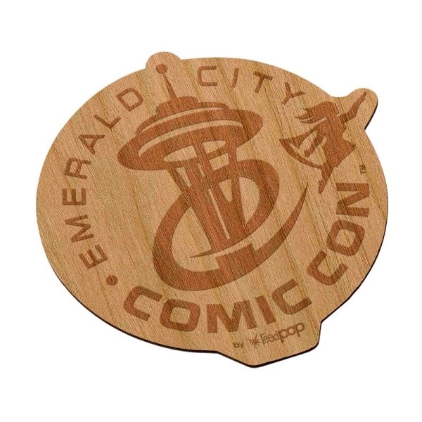 Laser Etched Cherry Wood Stickers 1