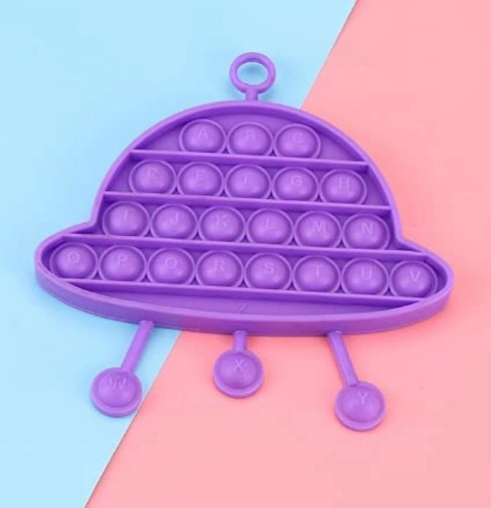 UFO Stress Reliever Silicone Push Pop Bubble Sensory Fidget 7