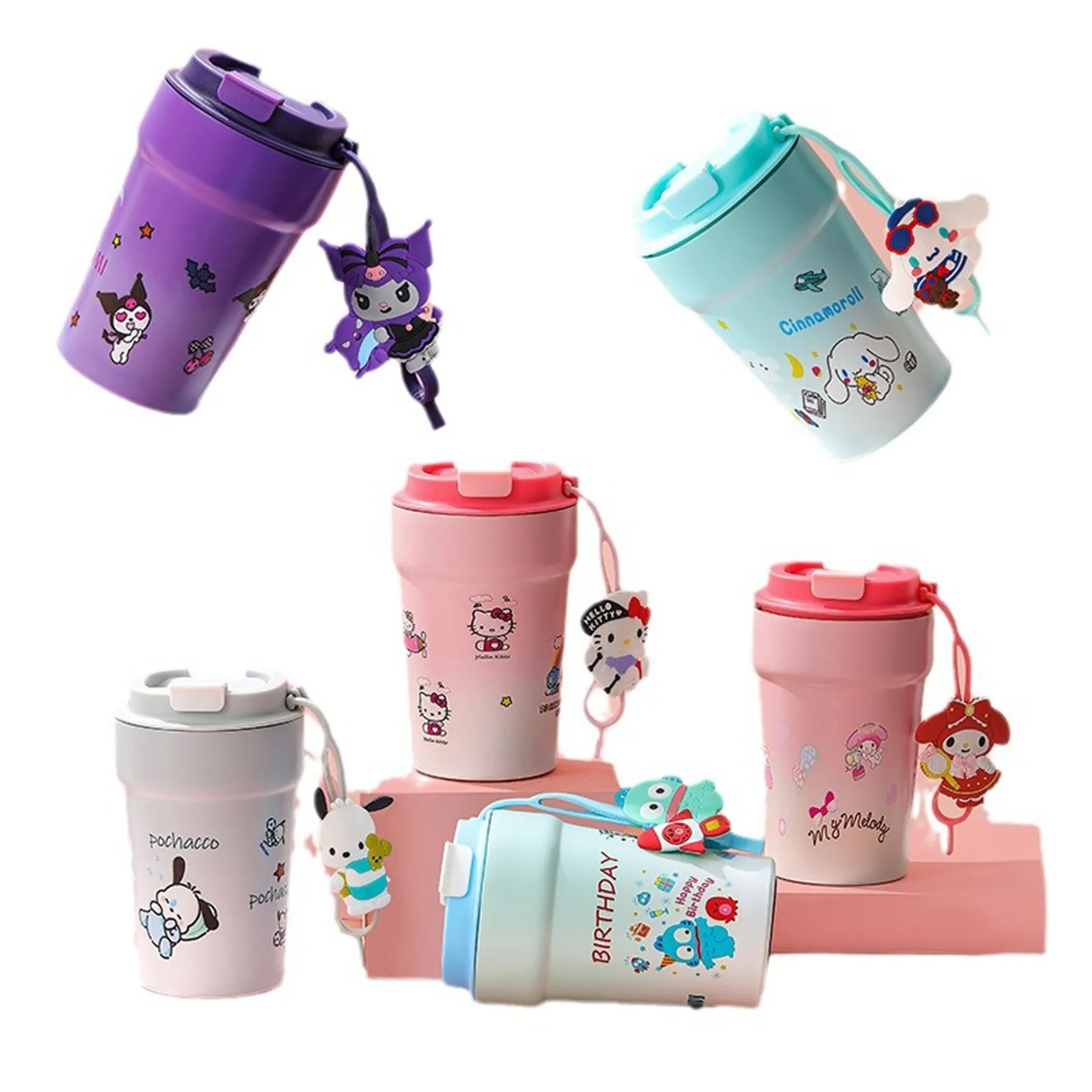 13 Oz. Stainless Steel Insulation Cartoon Coffee Cup 5