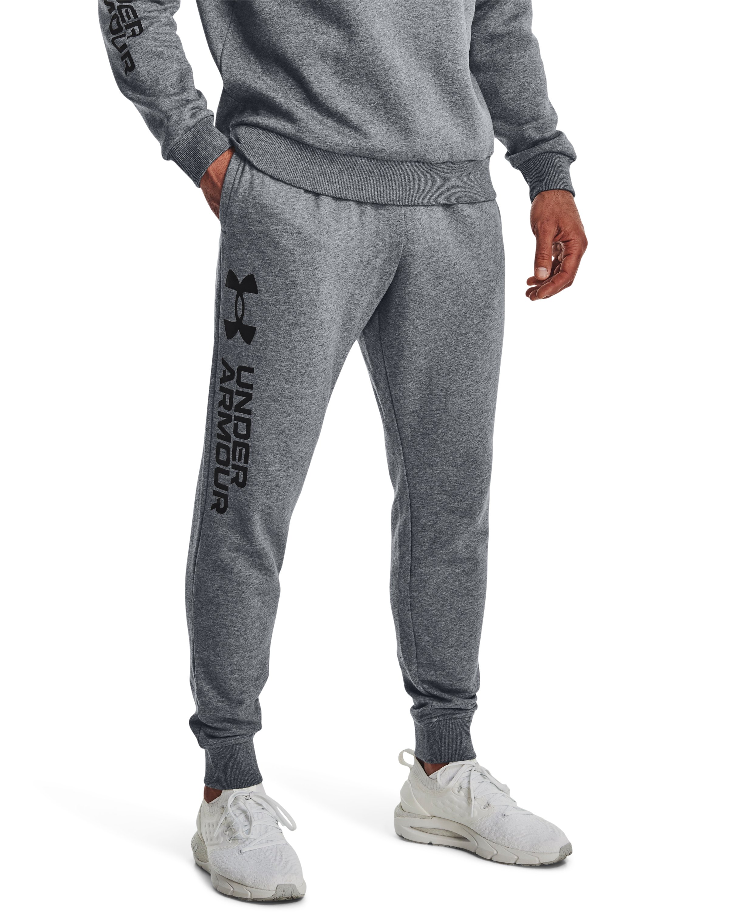 Men's UA Rival Fleece Wordmark Joggers  2