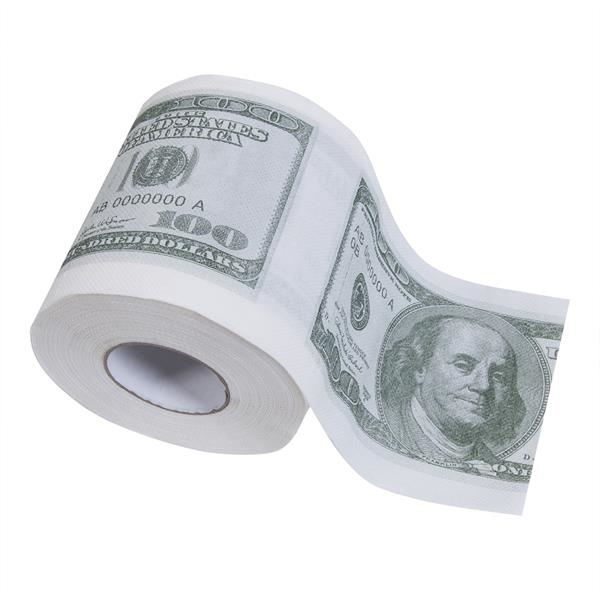 Donald Trump $100 Dollar Humor Toilet Paper 3