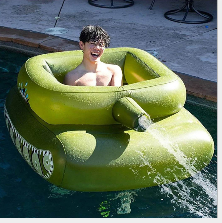 Tank Inflatable Pool Float 2