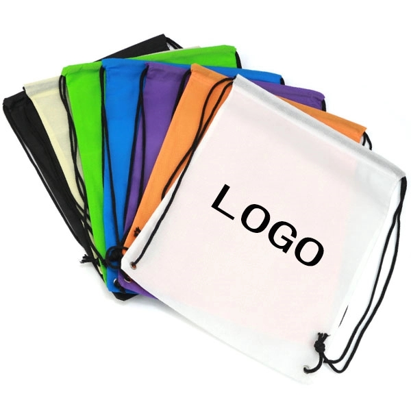 Non-Woven Drawstring Backpack - 15" x 16" 3