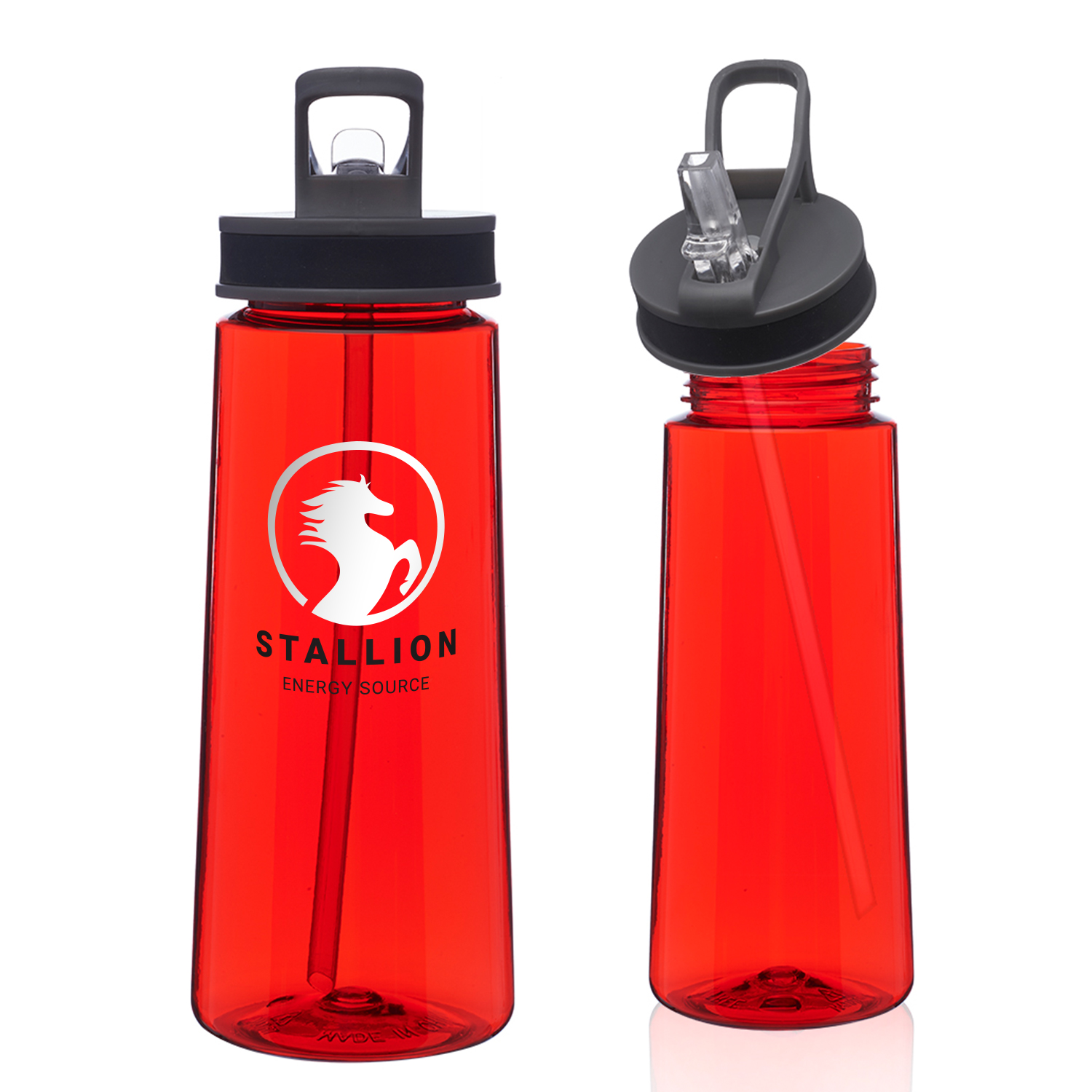 22 oz. Jog Sports Water Bottle (Full Color Imprint) 5