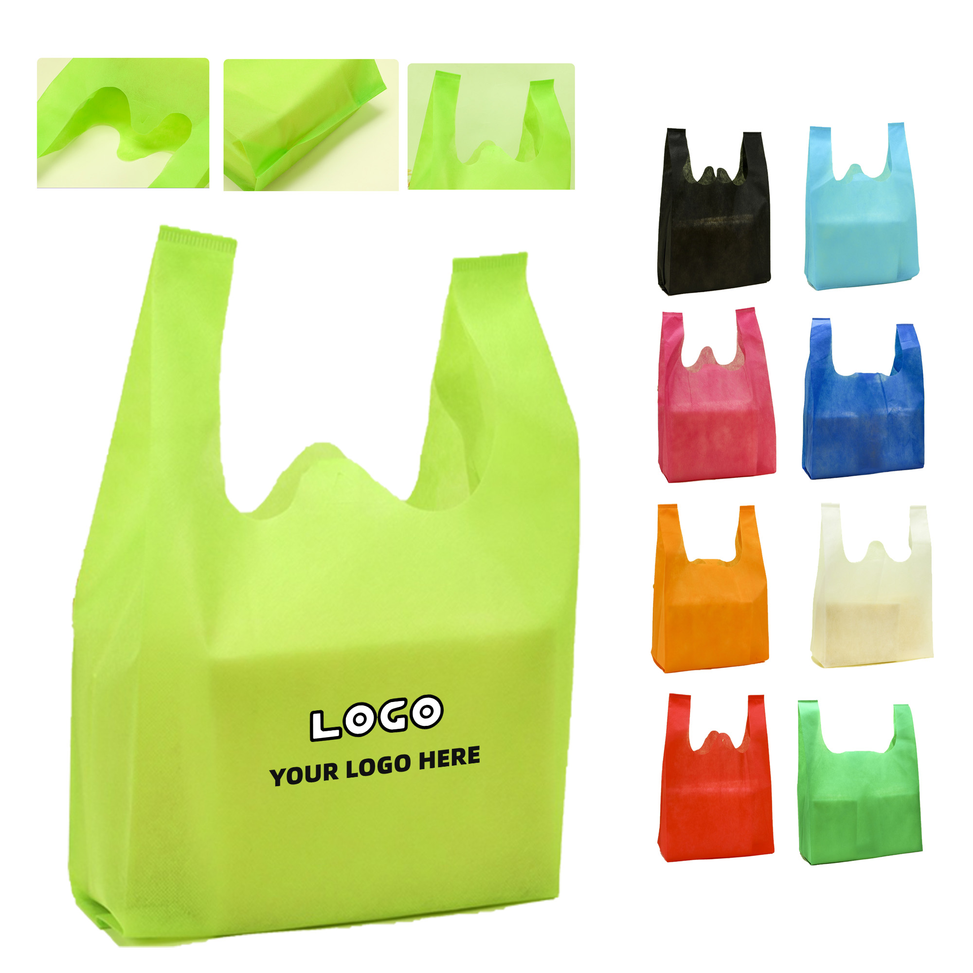 T-Shirt Style Nonwoven Tote Bag 2
