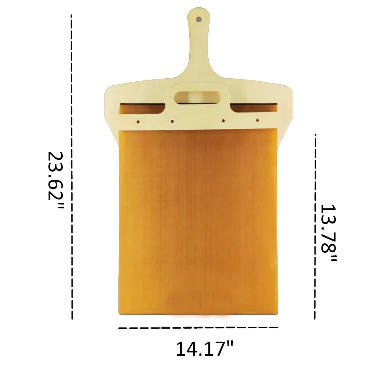 Multi Purpose Premium Natural Wooden Sliding Pizza Tray 2