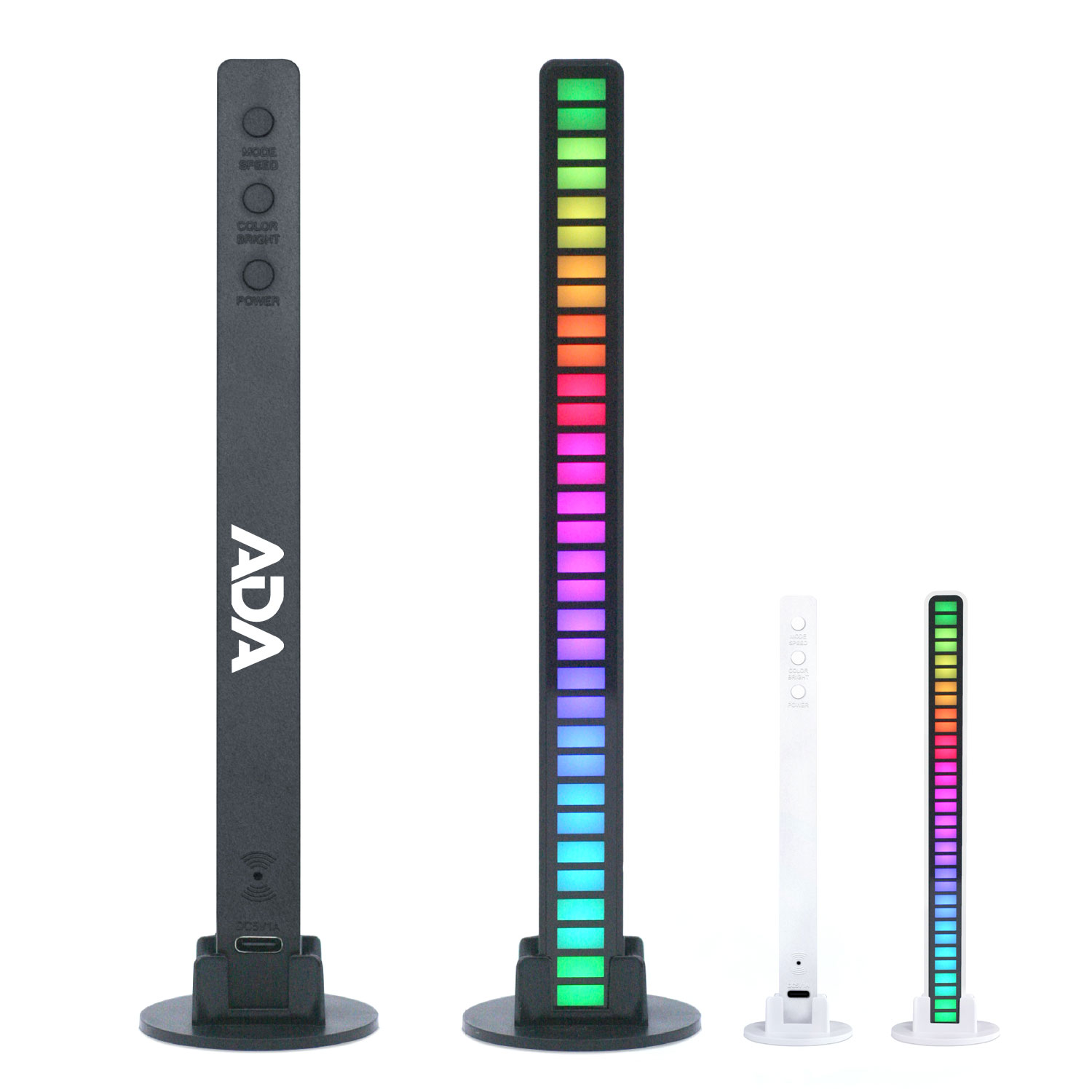 RGB Voice Control LED Music Pickup Light Bar 1