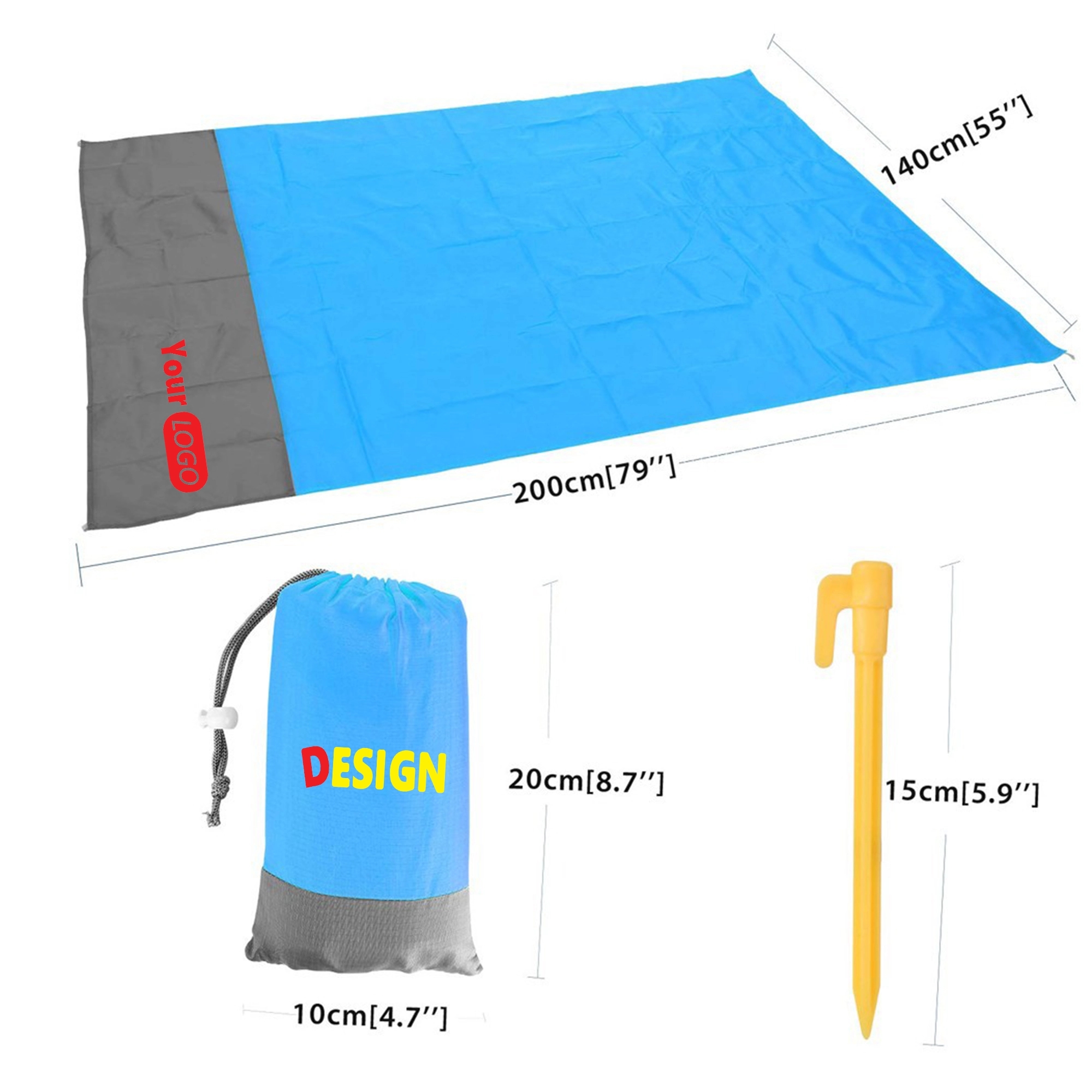 Sandproof Oversize Outdoor Beach Mat 1
