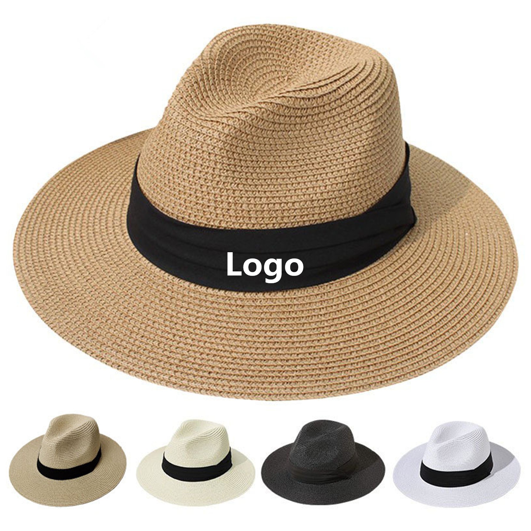 Unisex Sustainable Straw Panama Hat 1