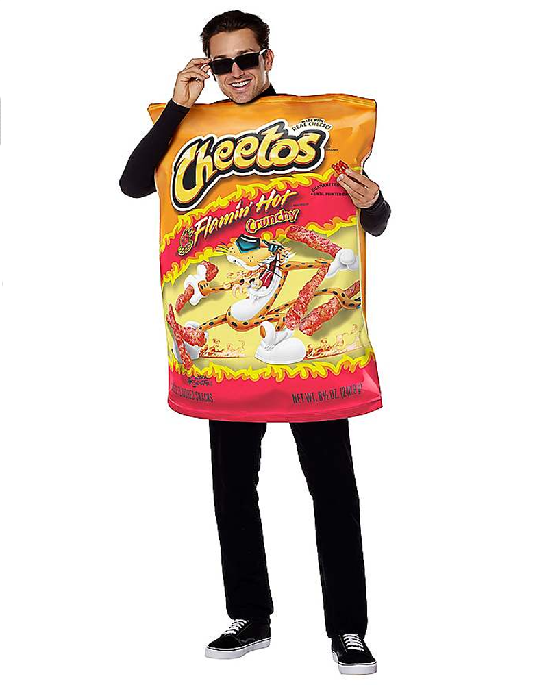 Adult Flamin' Hot Cheetos Bag Costume 1