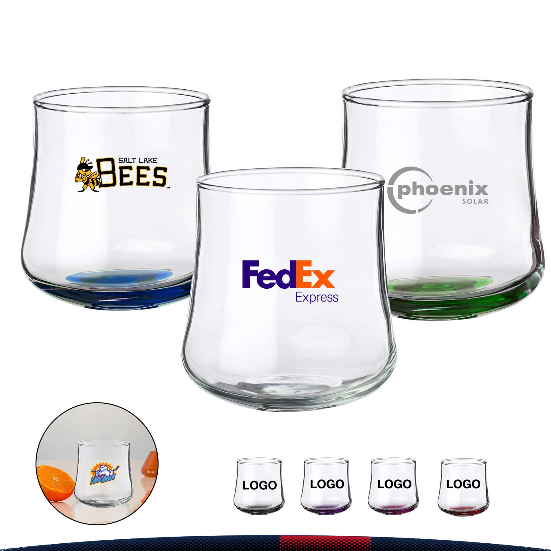 11 oz. Stemless Beer Glasses 7
