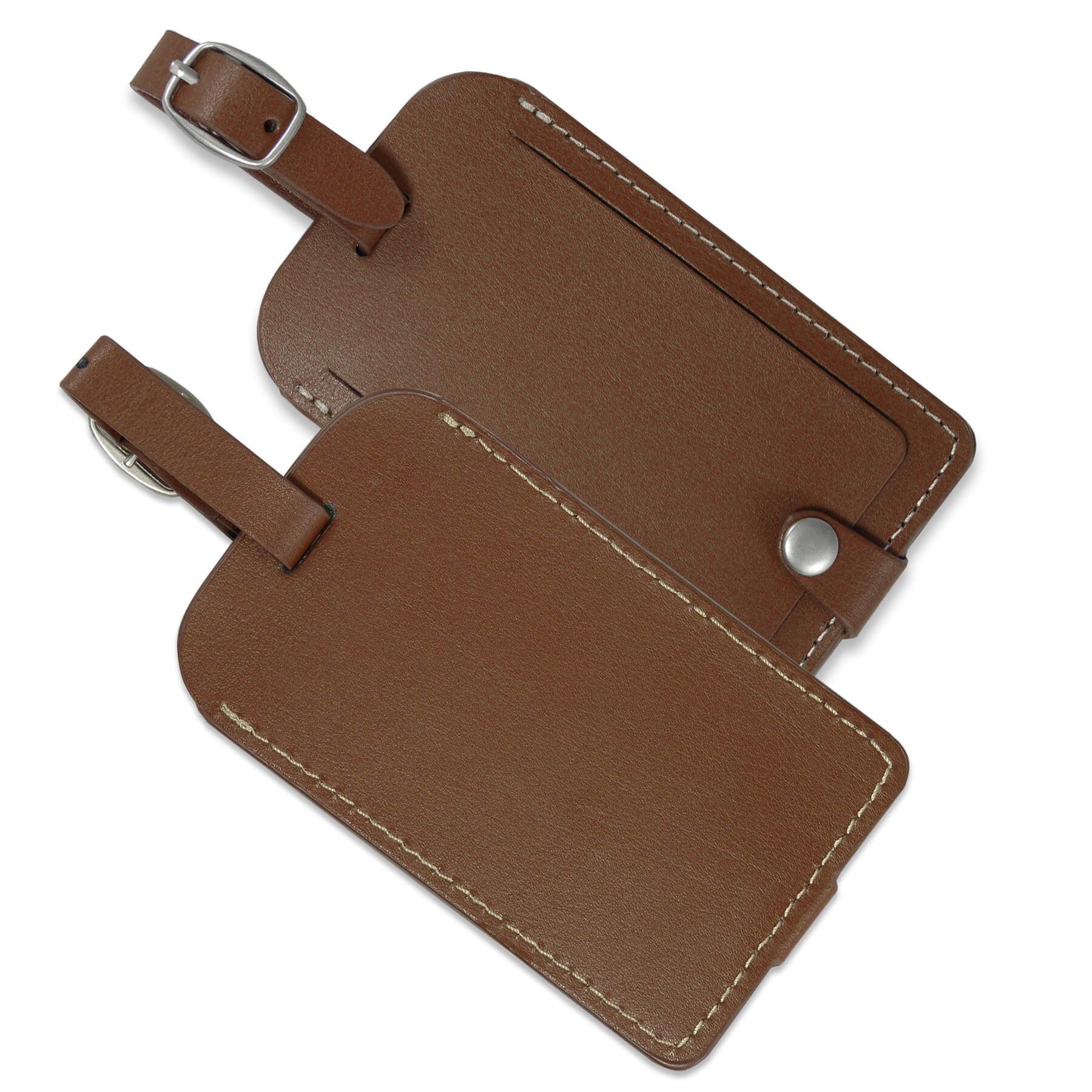 Vintage Leather Luggage Tag 8