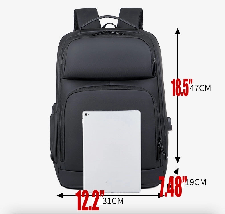 Customed Expandable Backpacks with USB Charging Port 17