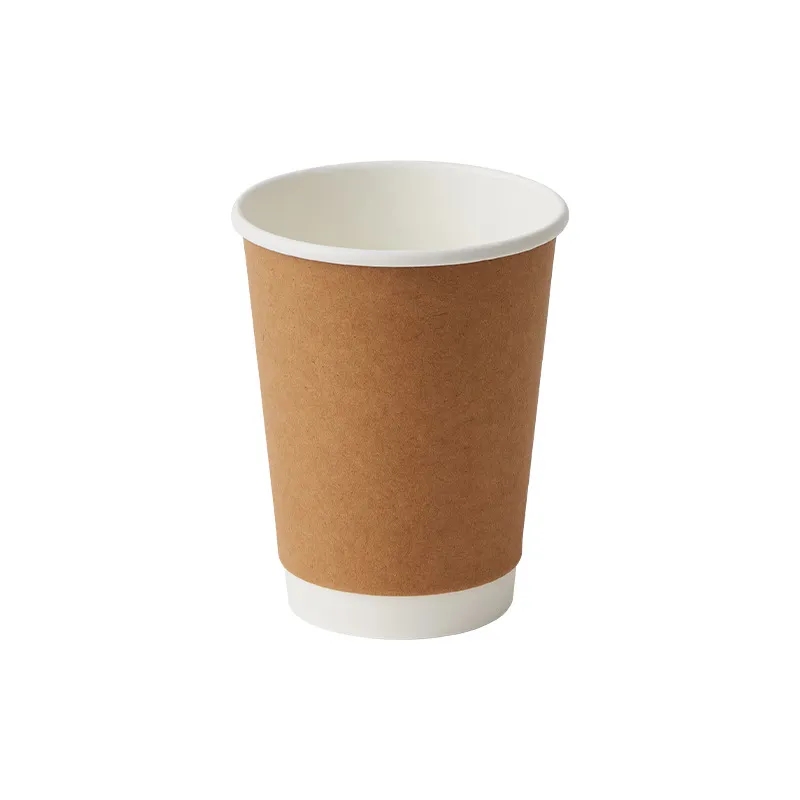 10oz Kraft Paper Double-Layer Disposable Cup 6