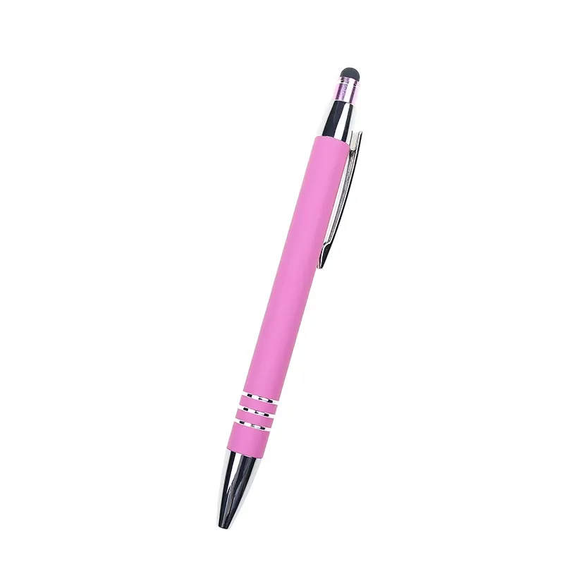 2-In-1 Charged Capacitive Rubber Ballpoint Pen 5