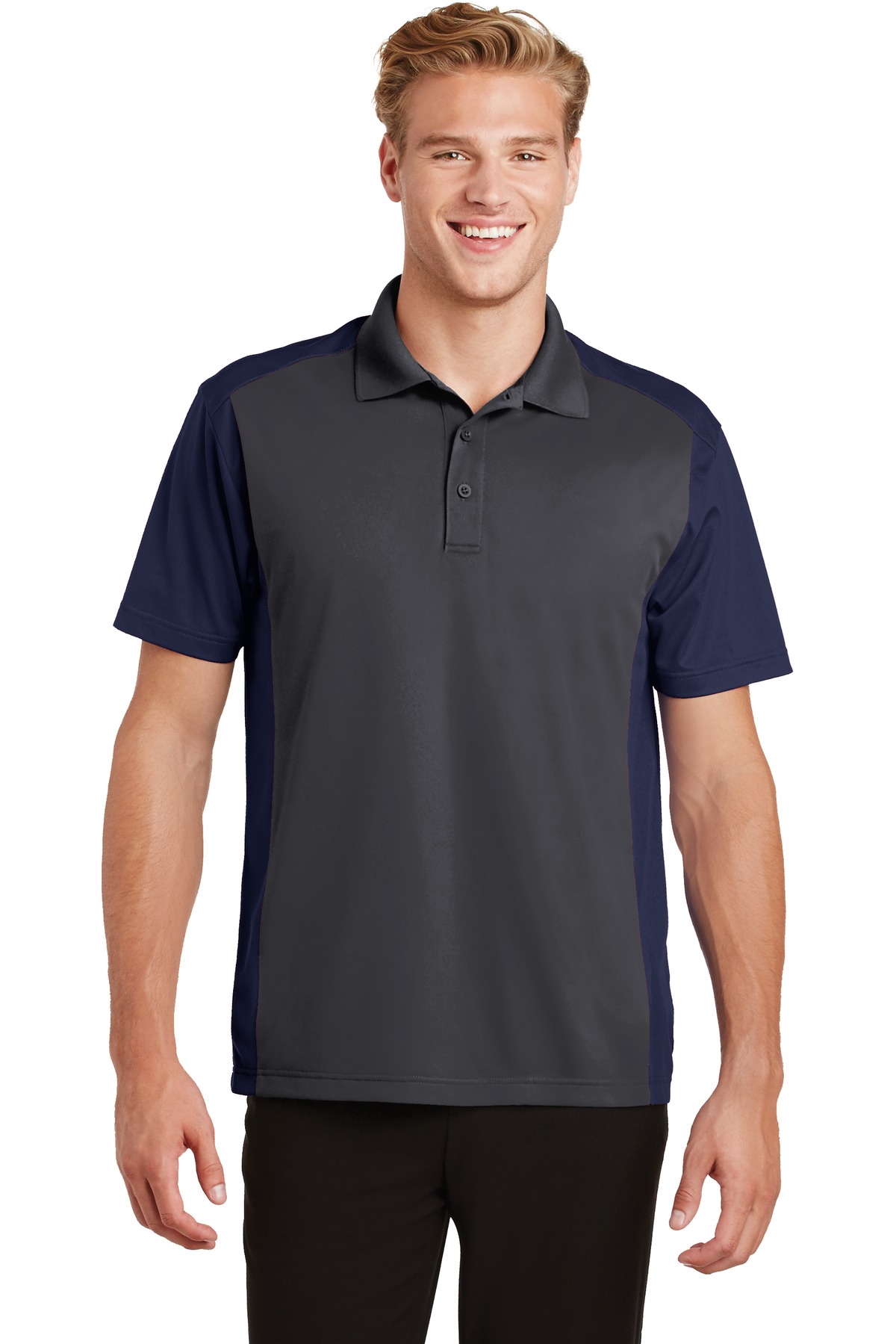 Sport-Tek Colorblock Micropique Sport-Wick Polo. ST652 11