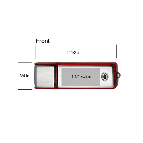 Maytown Translucent Rectangle Showcase USB