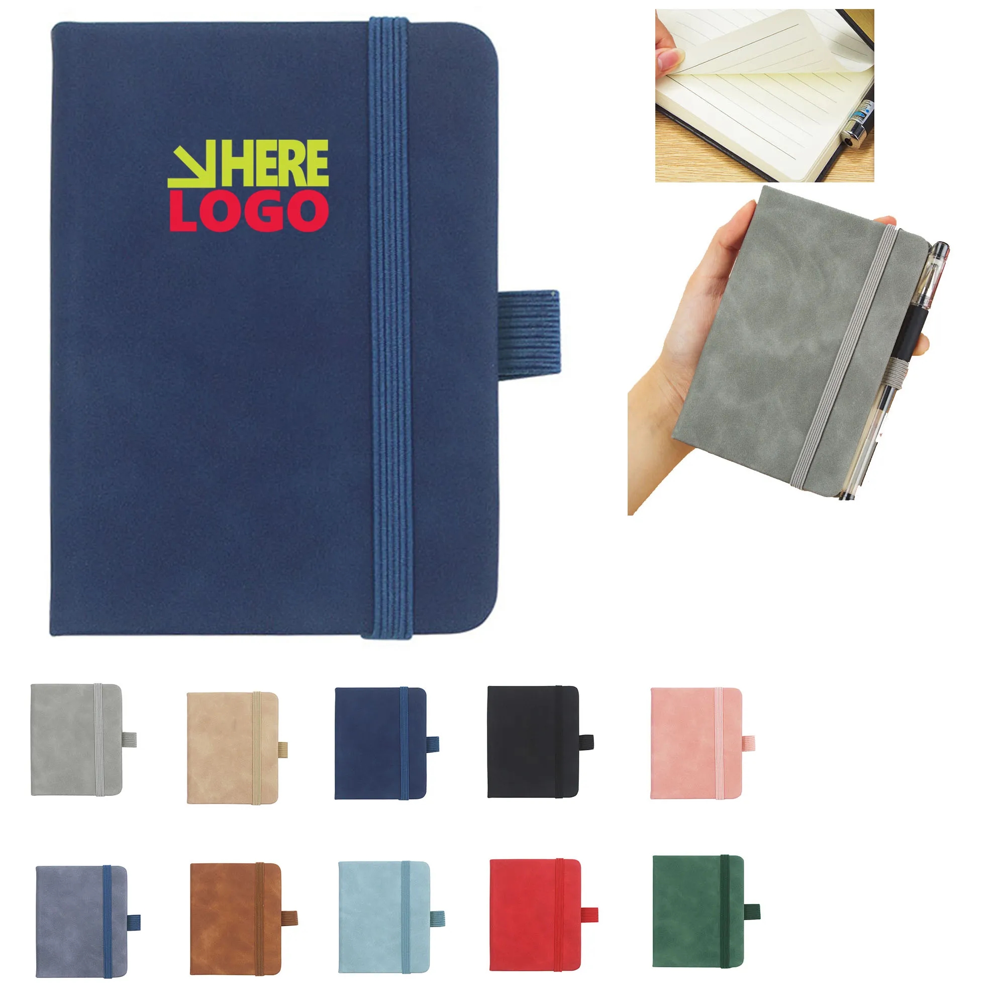 A7 Synthetic Leather Cover Notebook