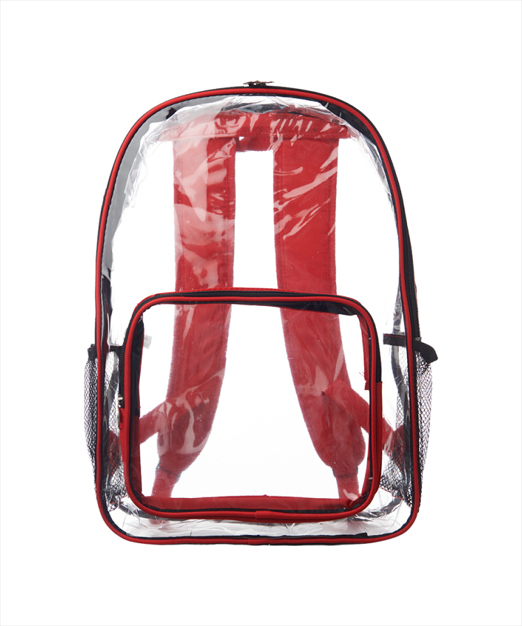 Union Printed - Pocket Clear Plastic Backpacks 6