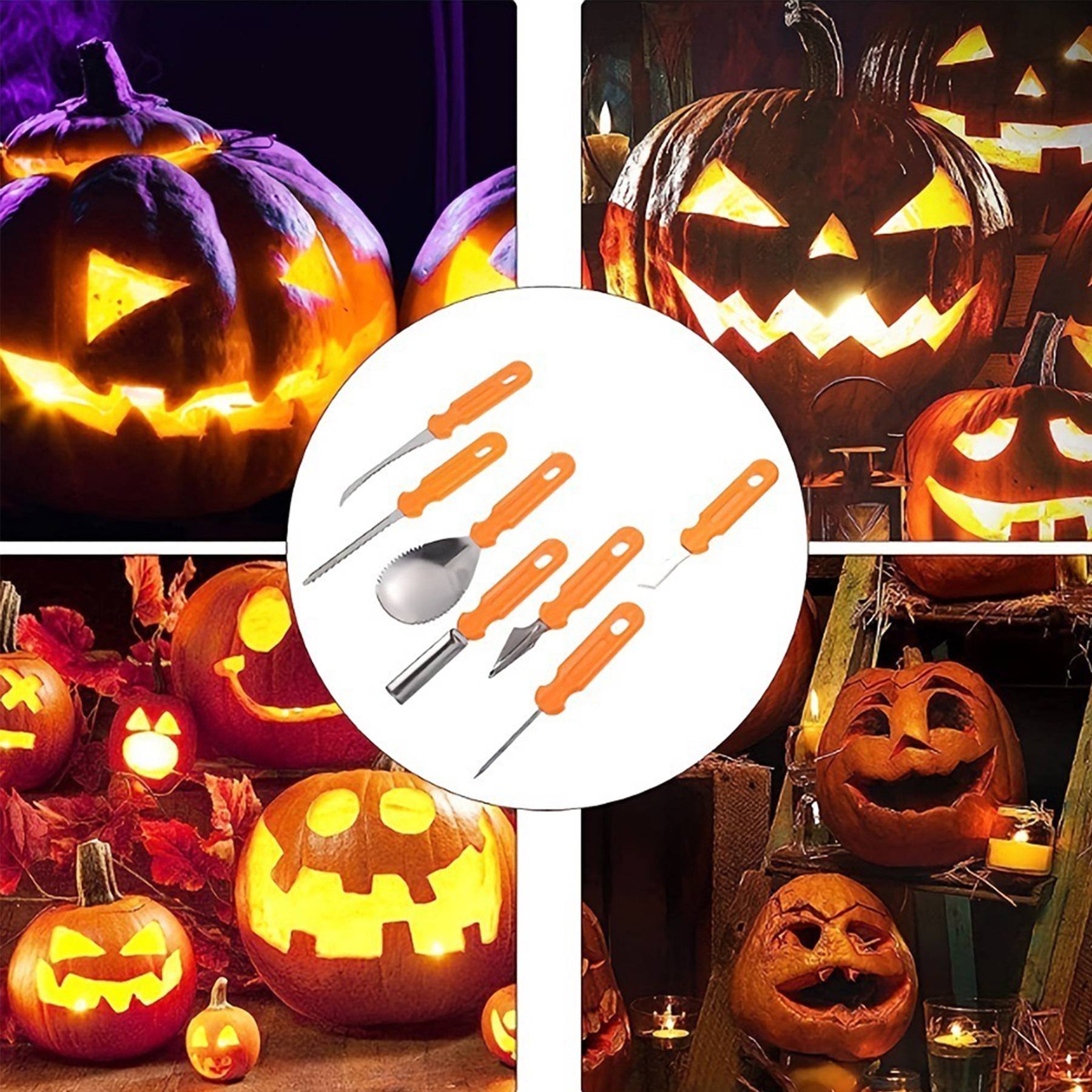 Halloween Pumpkin Carving Knife Tool Set 3