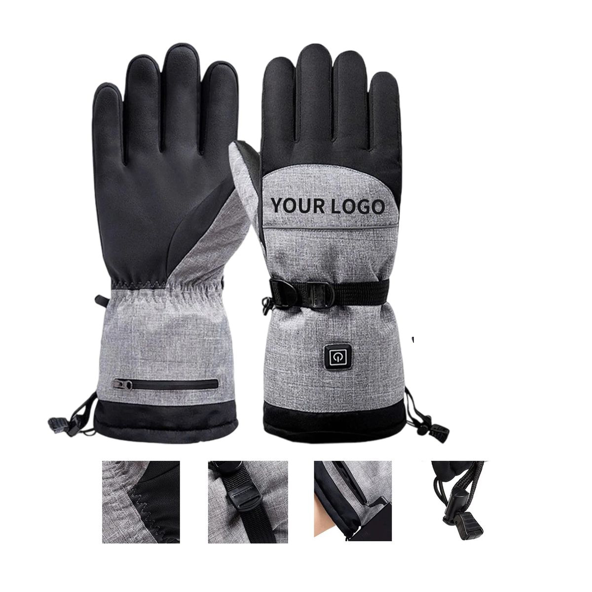 Nylon Heated Winter Gloves 2