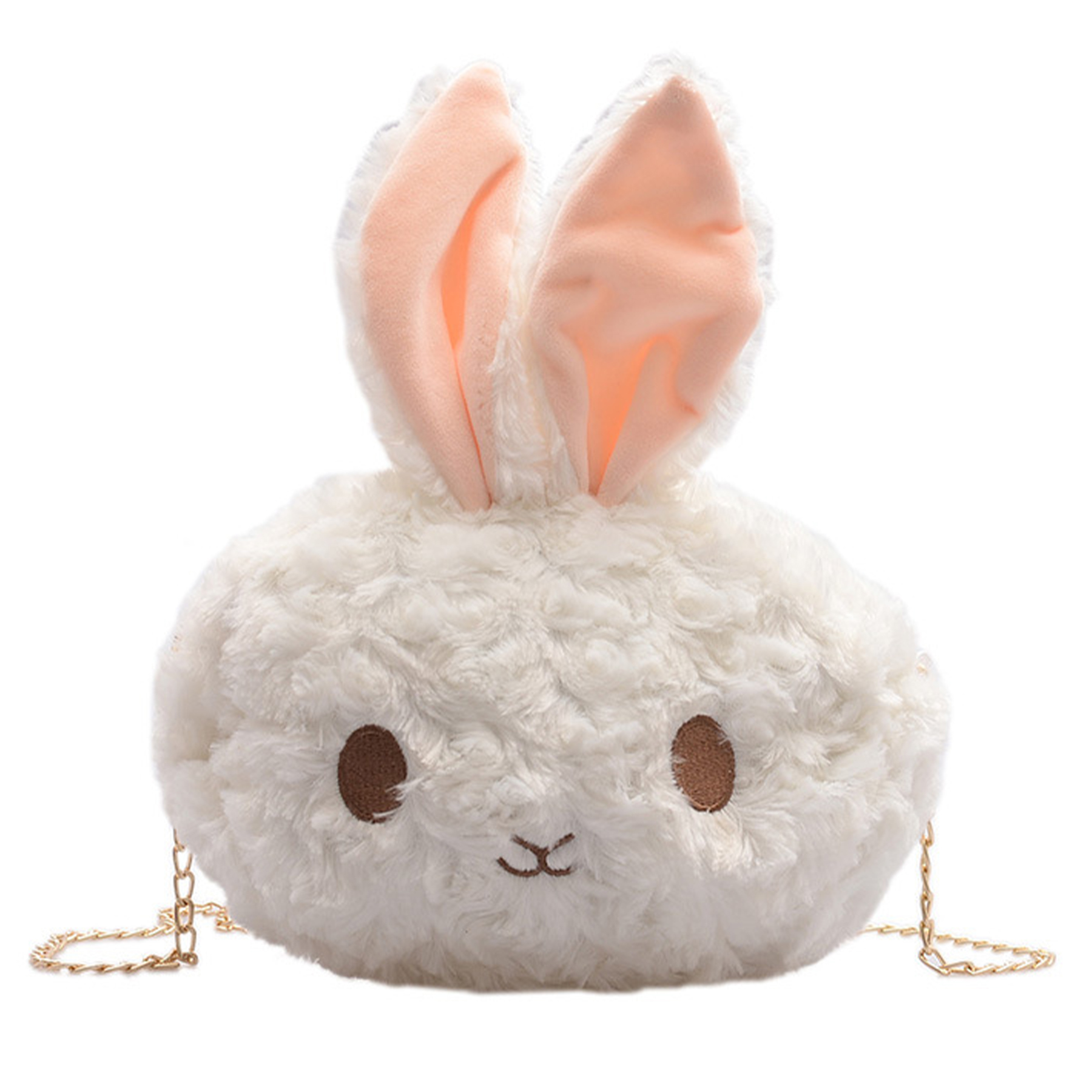 Cotton Cute plush bunny shoulder cross-body bag 4
