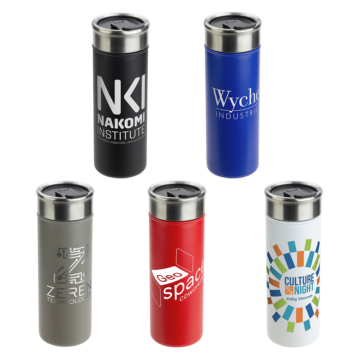 Solari 18 oz Copper-Lined Powder-Coated Insulated Tumbler 1