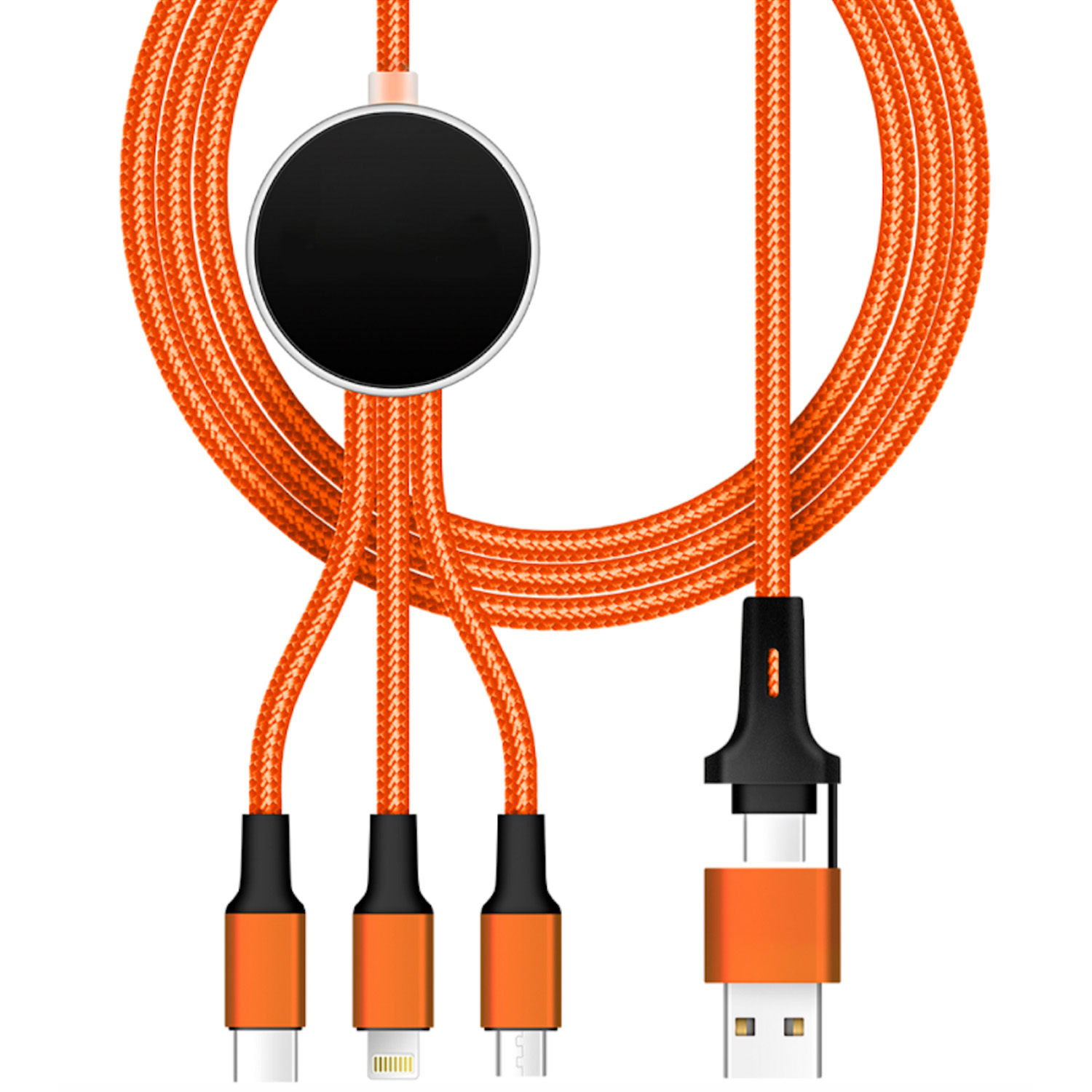 10W LED Light-Up 6-IN-1 Charging Cable 1