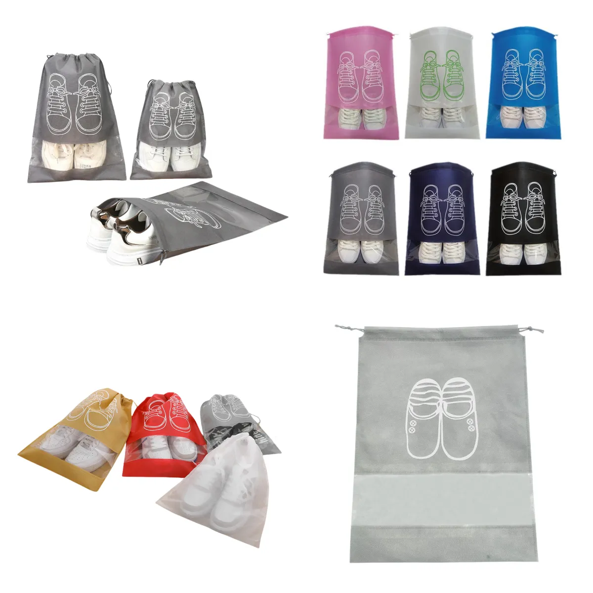 Shoe Bags for Packing with Clear Window 3