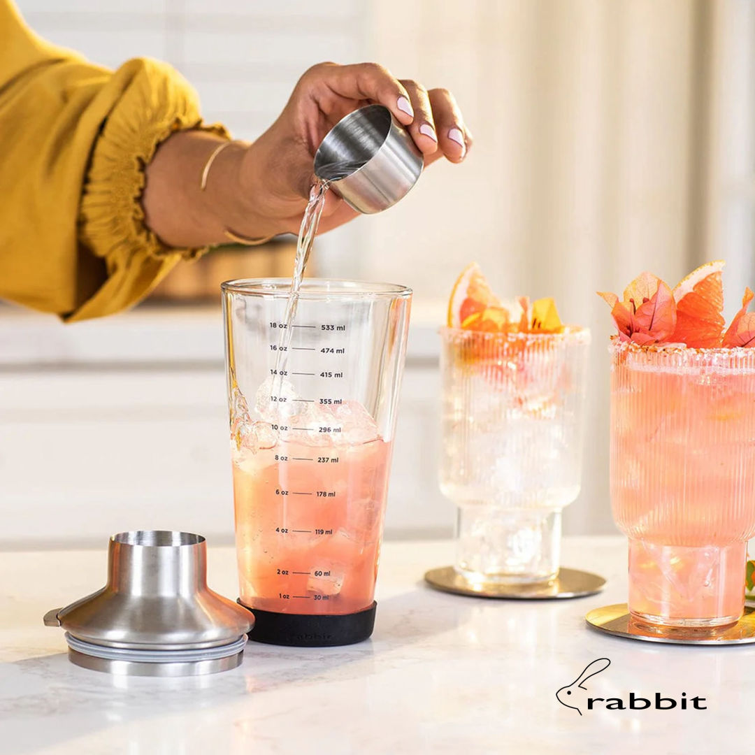 rabbit® Glass Cocktail Shaker - 18oz 6