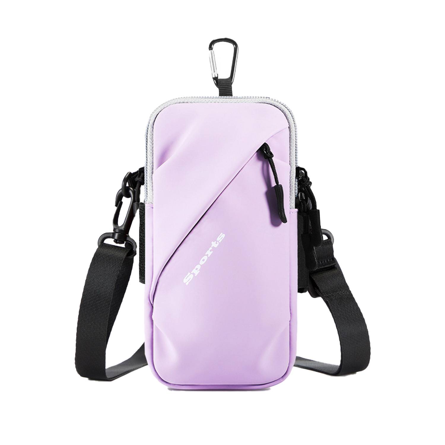 Phone Running Arm Pouch Crossbody Bag w/ Carabiner 2