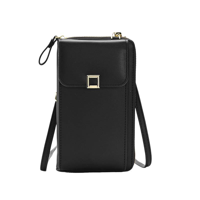Ladies PU Leather Crossbody Shoulder Mobile Phone Bag 3