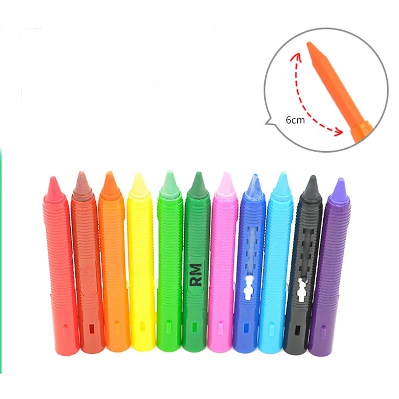 6-Pack Bathtub Crayon Sets in Polybag 4
