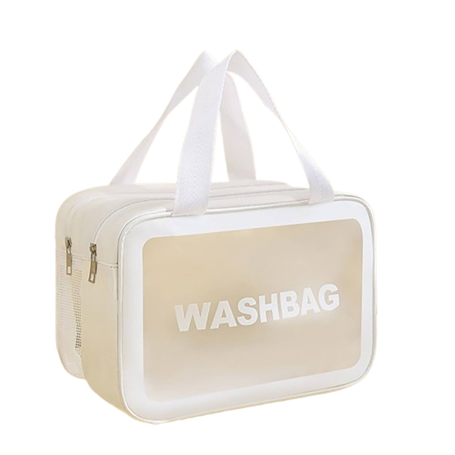 Waterproof Frosted PVC Toiletry Bag w/ Double Layer Design 2