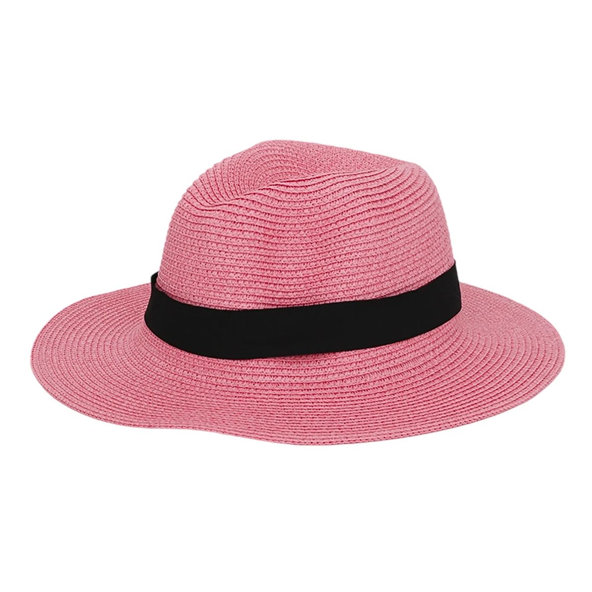 Stylish Woven Straw Hat with Wide Brim for Outdoor Use 3