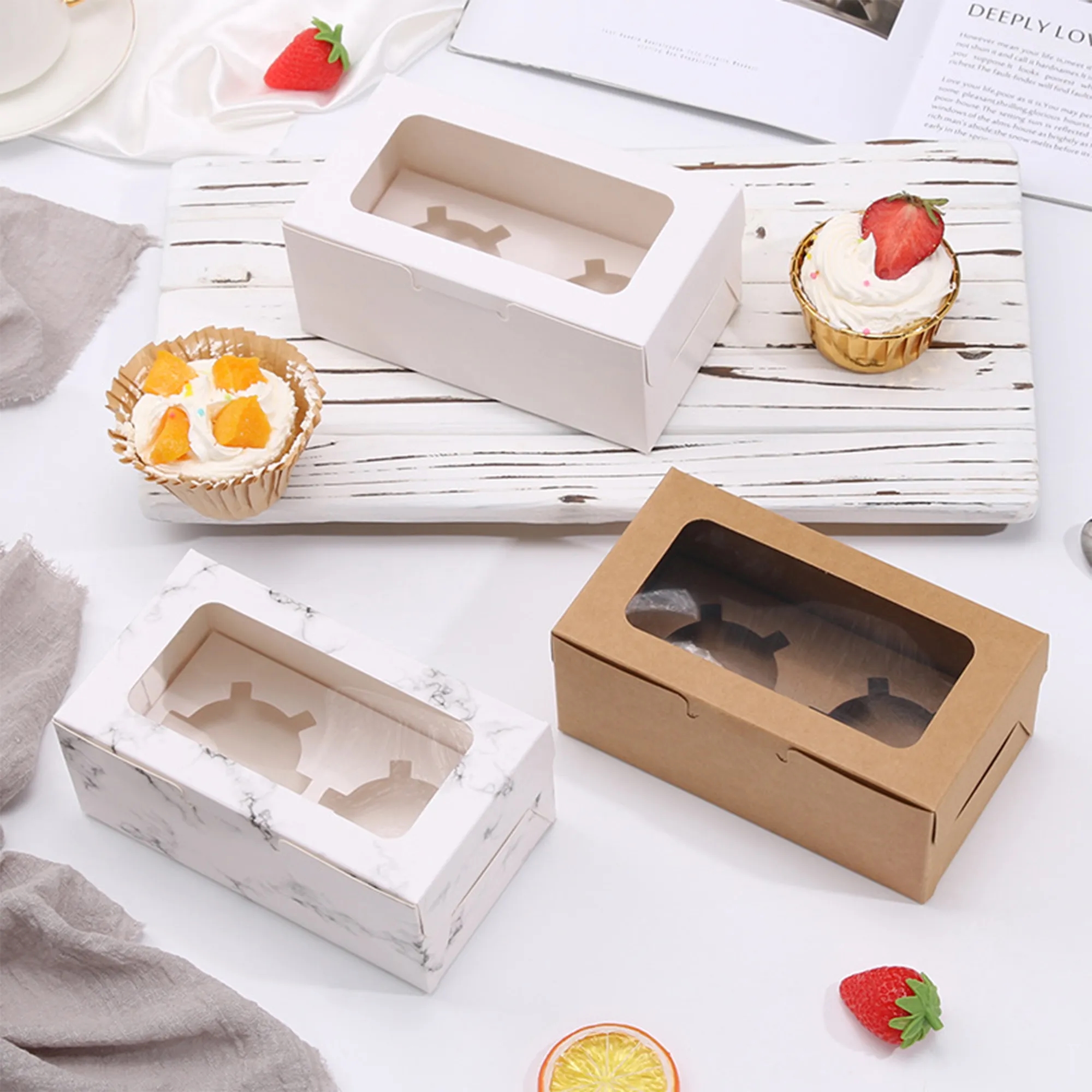 Cupcake Box With Clear Window 7