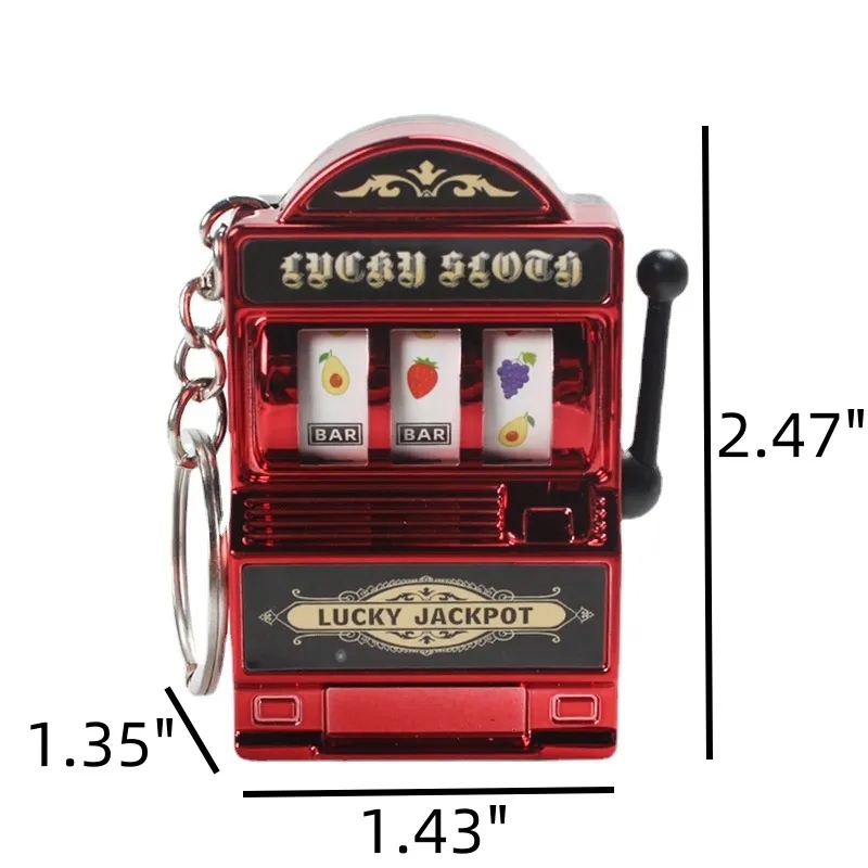 Mini Playable Fruit Machine Keychain 2