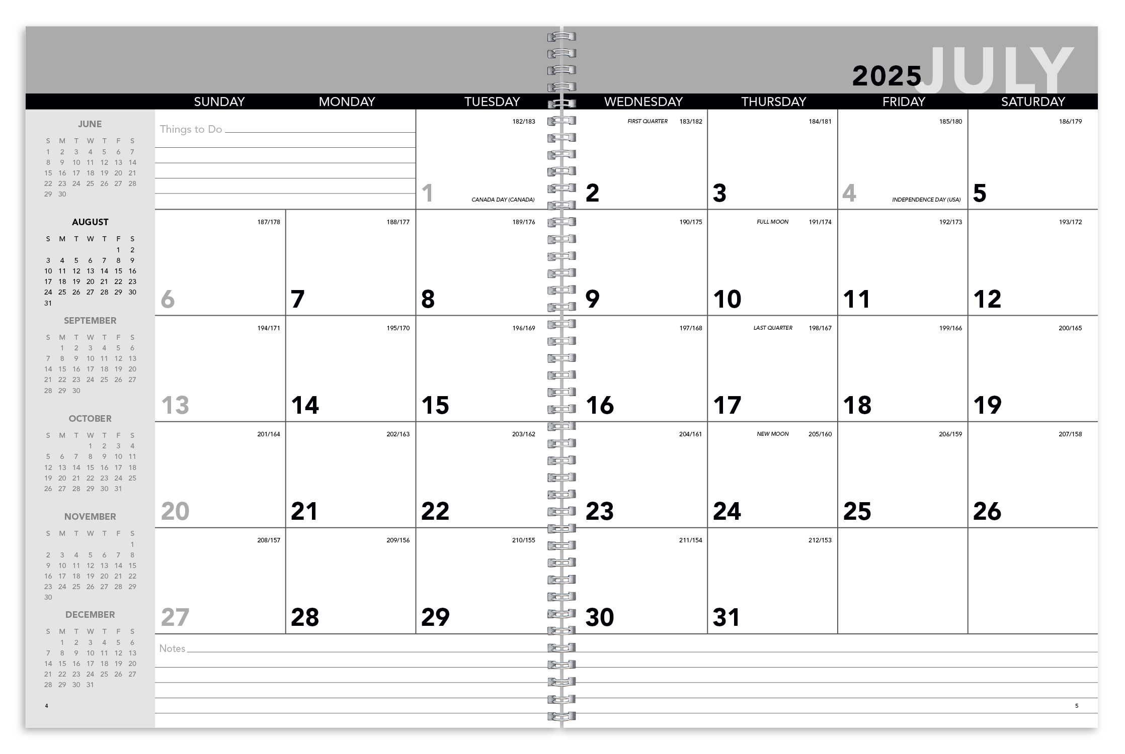 Triumph® Calendars Academic Year Desk Planner with Custom Cover