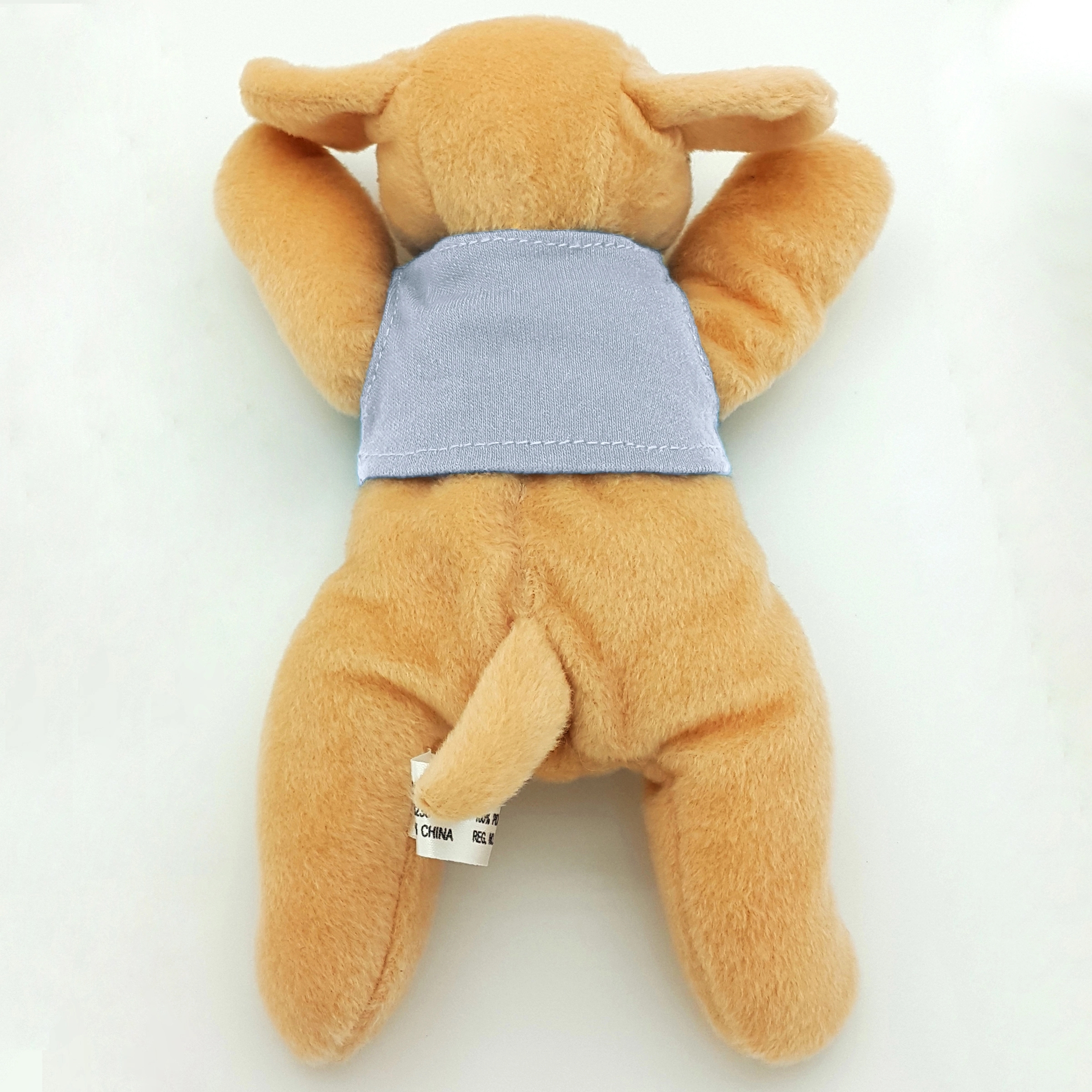 8" Laying Down Beanie Dog 8