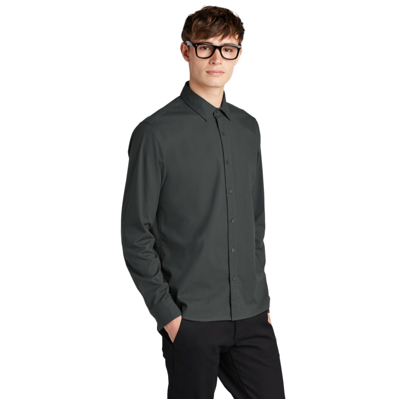 MERCER+METTLE Long Sleeve Stretch Woven Shirt 1