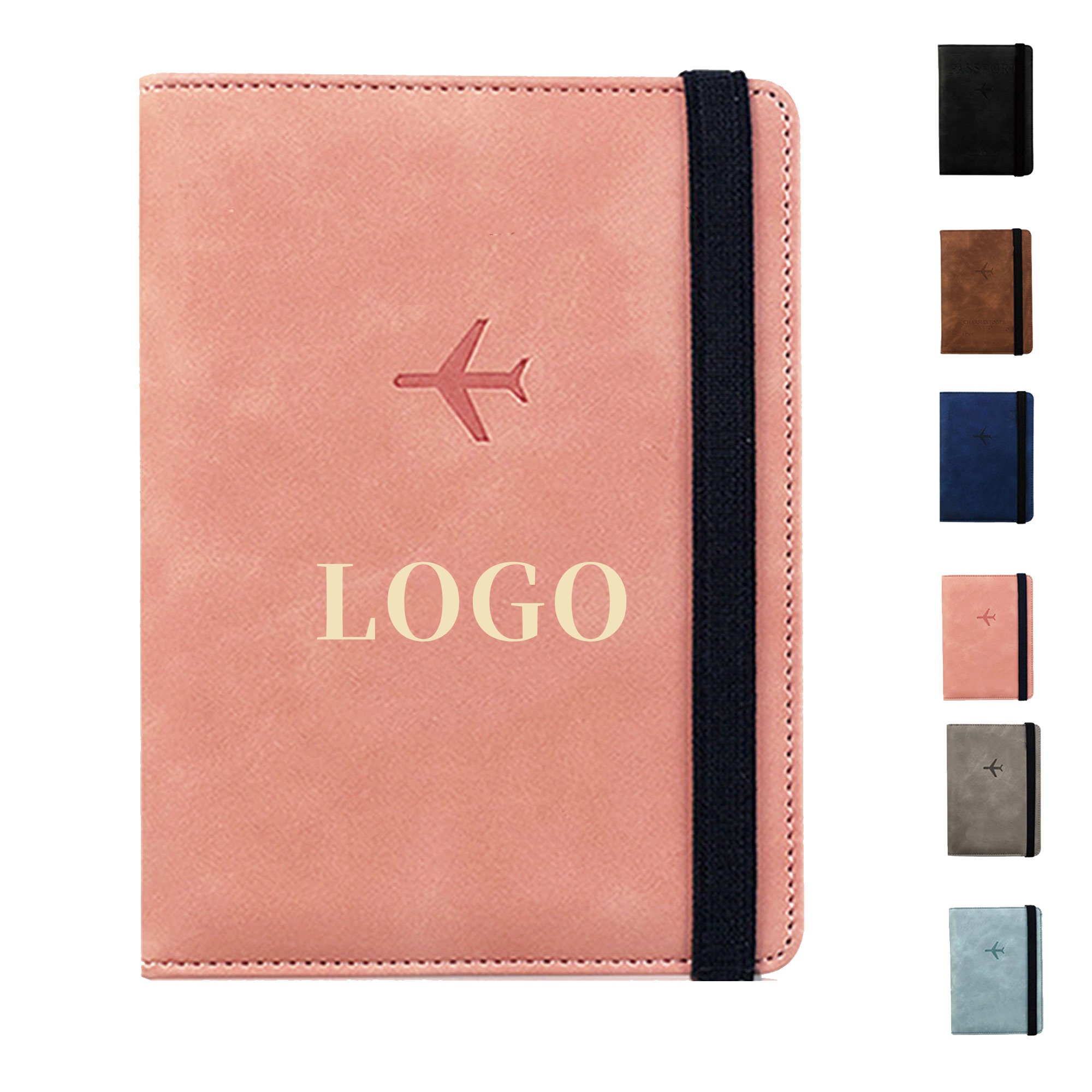 RFID Premium Leather Passport Holder Covers Case 5