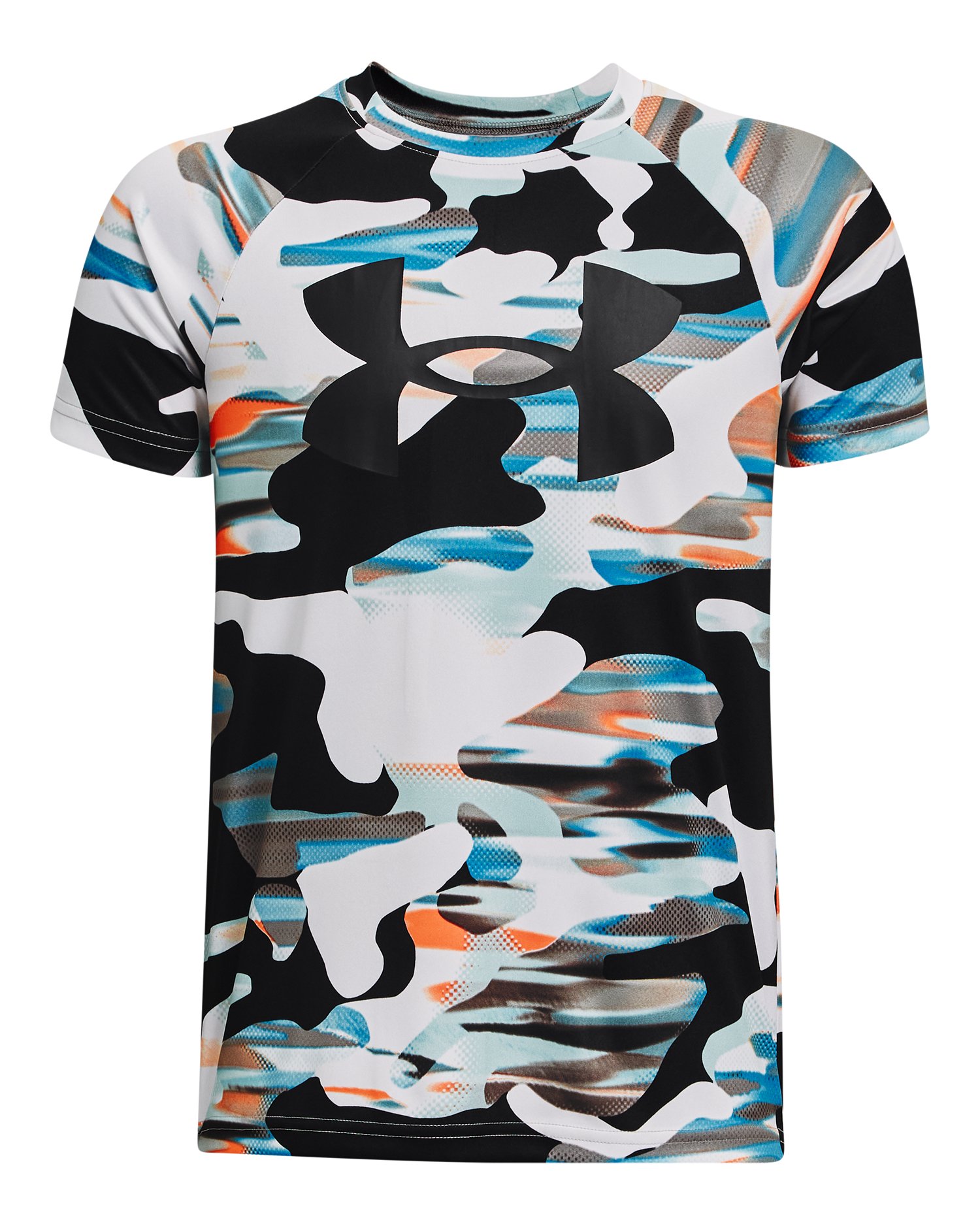 UA Tech Big Logo Printed Boys' Short Sleeve 20