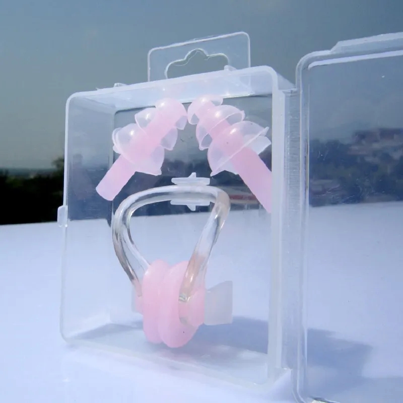 Silicone Swimming Earplugs and Nose Clip Set 11