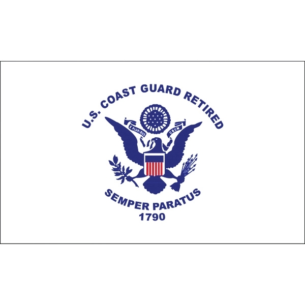 Military Flag - Coast Guard Retired 1