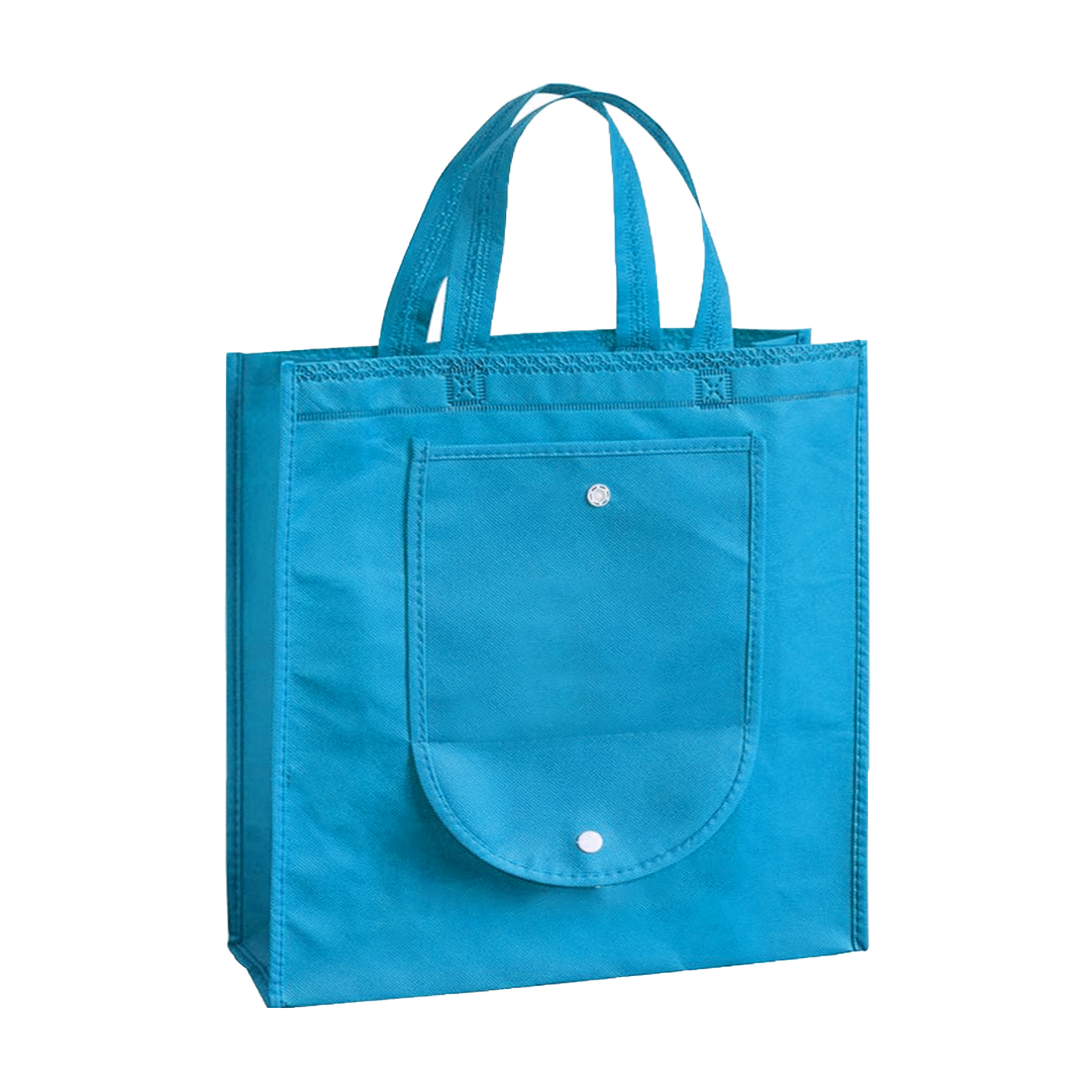 Reinforced Foldable 80gsm Non Woven Gag With Snap Button 4