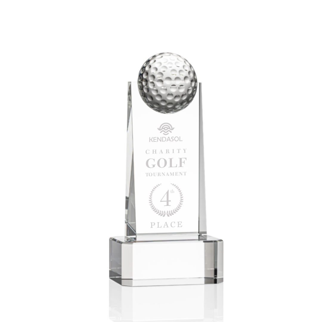 Dunbar Golf Award on Base - Clear 6