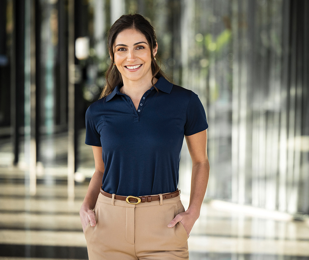 Women's Classic Solid Wicking Polo 30