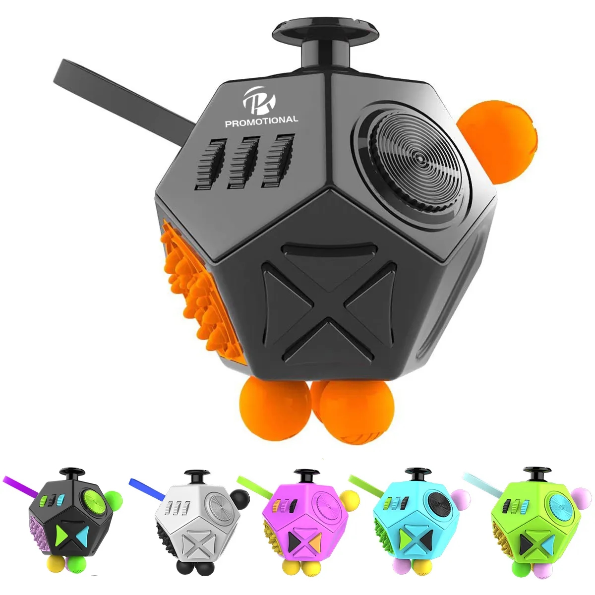 12 Sided Fidget Cube Relieves Stress Toys 6
