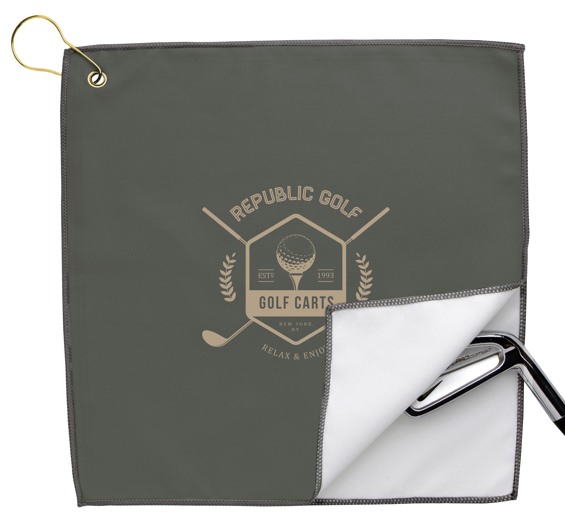 Good Value™ RPET Double Layer Golf Towel 16