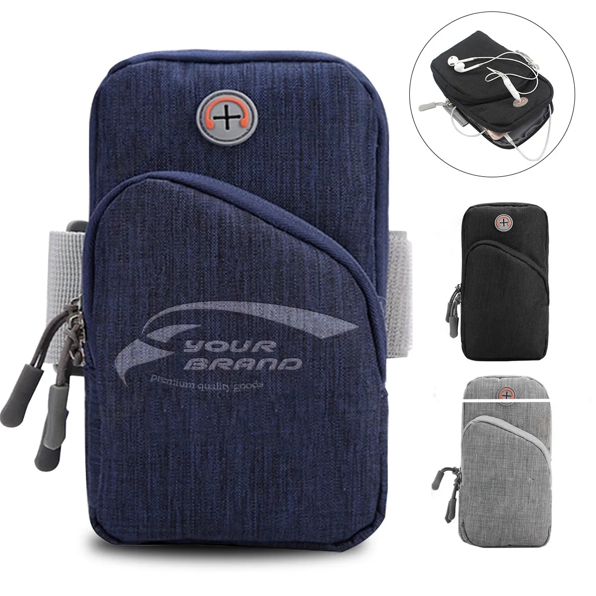 Outdoor Oxford Cloth Sports Hip Running Waterproof Bag 3